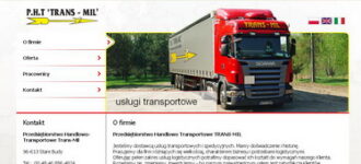 Realizacja serwisu internetowego: Trans-MIL